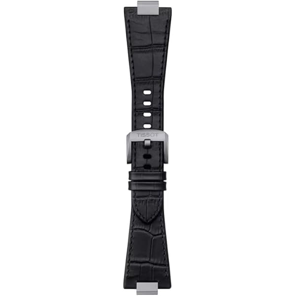 TISSOT PRX 35mmブラック レザーバンド Amazon.com: Tissot PRX Watch Strap T852047701 : Clothing